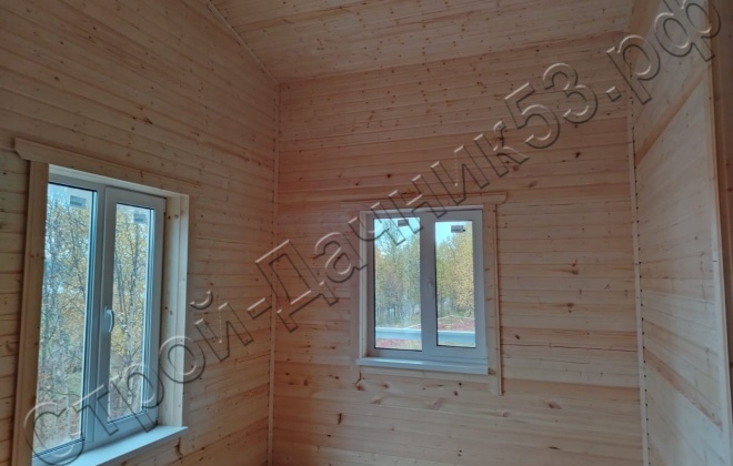 4 Каркасно-щитовой дом Д-37, 9х6м, 65 М², Мурманская область, посёлок Минькино. (19)